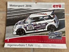 Motorsport Kalender 2016 GTÜ Porsche Opel BMW Audi