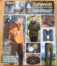 Katalog Broschüre: Schmidt Forstbekleidung Winter 2017 / 2018