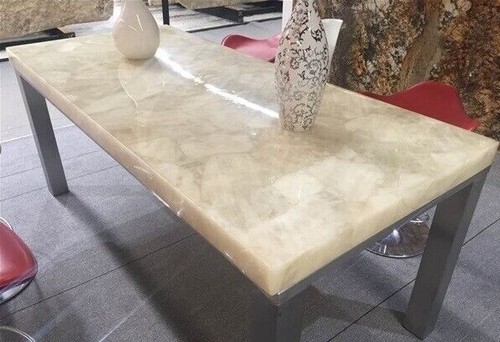 122cm 61cm weiß quarz table - 122cm,