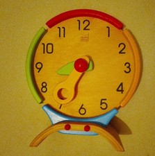 Lernuhr dreh Stunden Minuten