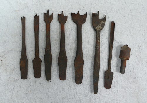Teiliges antikes handbohrer - 8,