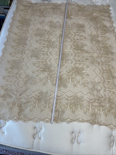 Tischdecke kunststricken - tischdecke,