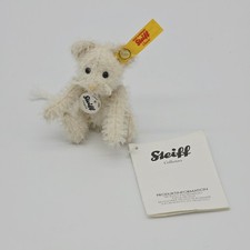 Steiff 001086 Maus Teddybär Miniatur 8 cm weiß