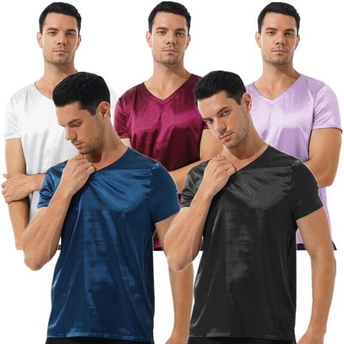 Herren oberteil seide shirt - herren,