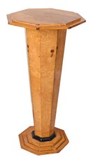 Blumensäule Art Deco Tisch Säule Wurzelholz Beistelltisch Antik Flurtisch Säule