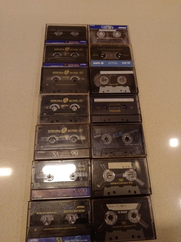 14x tdk maxell xlii basf - maxell, xlii-s
