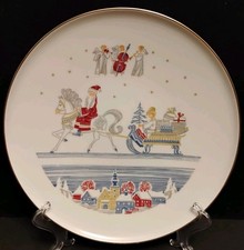 Porzellan Teller Weihnachten Heinrich & Co. Selb Anbietteller 60er Jahre