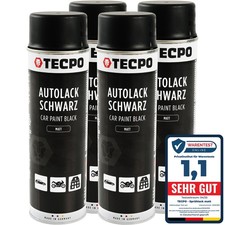 LACKSPRAY SCHWARZ MATT 4x