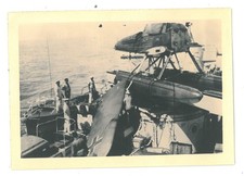 Originalfoto  Arado Ar 196  schwrt beschädigt ( Graf Spee ?? )