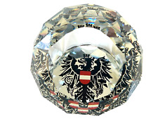 Vintage Swarovski Paperweight Prismenkugel mit österreichischem Adler