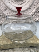 Bowle Punch Glas Topf Rot