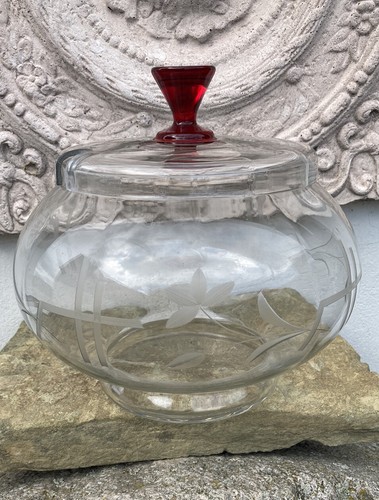Bowle topf antik geschliffen - topf,