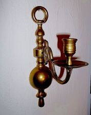 R !!! SEHR  ALTE WANDKERZENHALTER aus MESSING  !!!