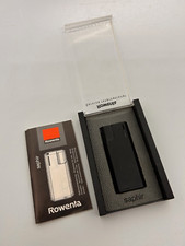 80er Jahre Rowenta Saphir Design Feuerzeug Schwarz Matt Neu