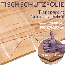 Tischfolie transparent 1,5mm