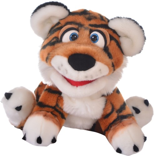 Handpuppe paco der - handpuppe, tiger
