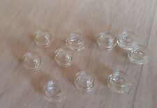 10 klar durchsichtige Lego