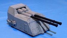 2 Stück Kriegsmarien 10,5cm Flak 1:200 Bismarck Klasse