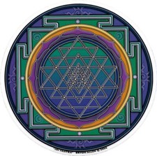 Fensterbild SRI YANTRA