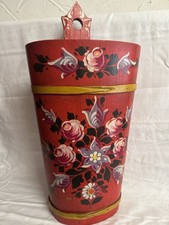 Schirmständer Landhaus alte Holzkiepe Holzbottich handbemalt alt bäuerliche