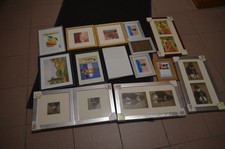 Bilderrahmen Konvolut XXL 15 Stück , Holz, Kunststoff