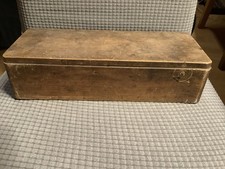 Alte Holzkiste Mit Deckel 