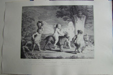 Antoine Watteau,Mappe 39x57cm,mit 32 Tafeln um 1900,Aufl.100Expl.,Geschenkwidmun