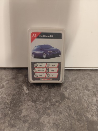 Ace trumps autosalon - trumps:, 2003
