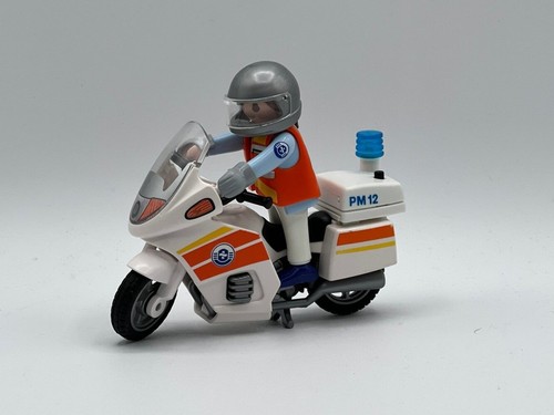Playmobil notarzt motorrad mit - playmobil,