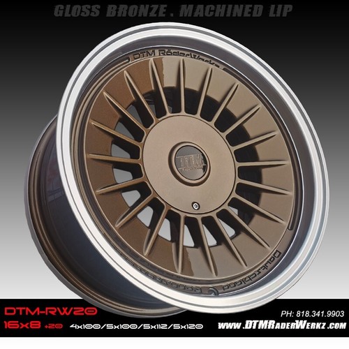 16x8 bronze 4x100 5x100 - bronze,