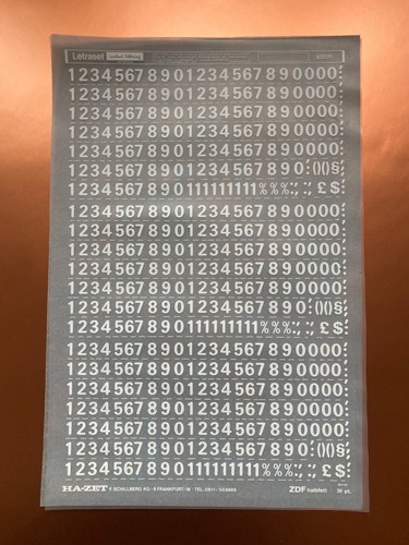 Letraset zett s22211 zdf - ha-zett,