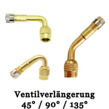 Ventilverlängerung 45 90 135 Grad Autoventil AV Verlängerung Auto