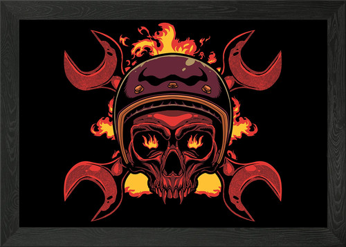 Mechaniker auto totenkopf - mechaniker,