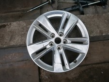 1x Alufelge 17 Zoll 7.0" 5x108 42ET Glanz Schwarz YP00064180 Opel Grandland X