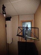 Studiobox Musiker/Sprecherkabine für Sprachaufnahmen, Podcasting, Aufnahmekabine