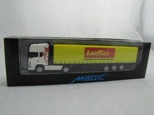 451734 Herpa Magic 1:87 Scania TL Gardinenplanen-Sattelzug Baumax