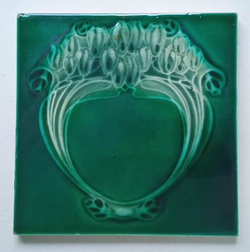 Antike jugendstil fliese - antike, jugendstil-fliese