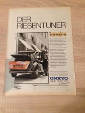  ORIGINAL REKLAME WERBUNG  1988  ONKYO  T9990 INTERGRA  Tuner