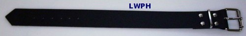 Lederriemen schwarz 45 0 - schwarz, x