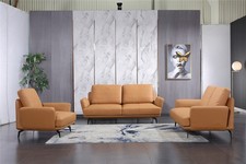 Ledersofa Sofagarnitur 3+2+1