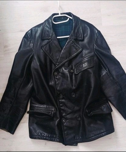 Vintage lederjacke 40er 50er - vintage,