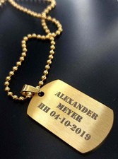 Army Dog Tag Anhängerkette