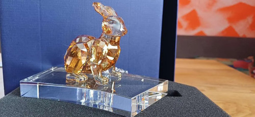 Chinese zodiac gold rabbit - zodiac, by