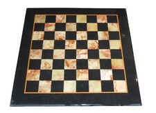 18" Schach Marmor Tischplatte