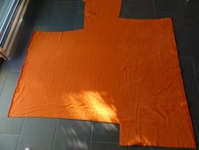 Stoff Rest Fleece orange ca