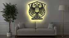 LED Wandbild Wappen Köln