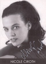 Original Autogrammkarte Nicole