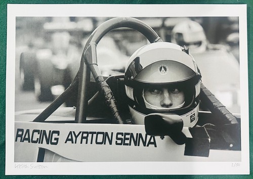 Fine art print ayrton senna - fine,