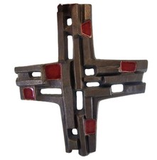 Bronze Kreuz abstrakt