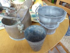 Konvolut Kupfer Zinn Becher